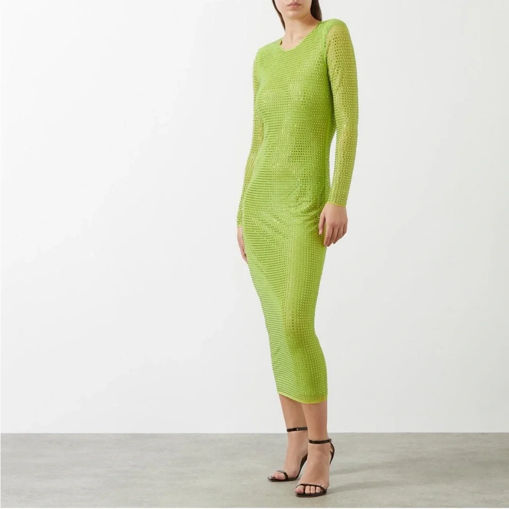 Self Portrait GG Crystal-Embellished Midi Dress NWT! - Picture 9 of 12